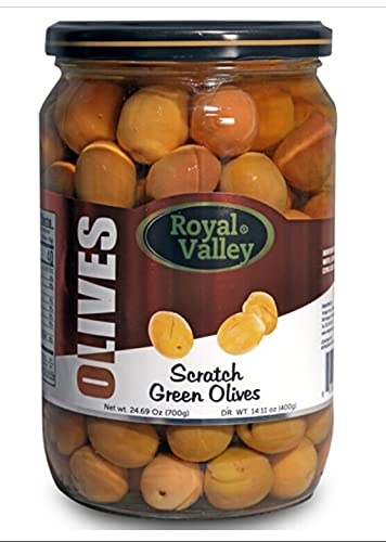 Royal Valley Scratched Green Olives 500g