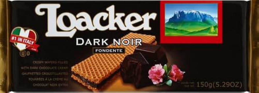 Loacker Dark Noir Fondente Wafer 150g