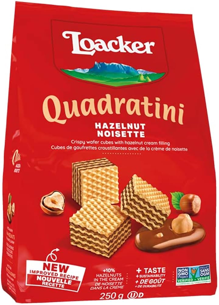 Loacker Quadratini Hazelnut 250g