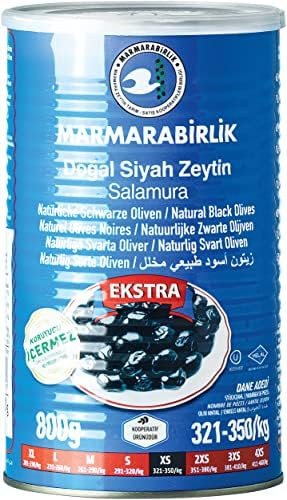 Marmarabirlik Black Olives Ekstra 800