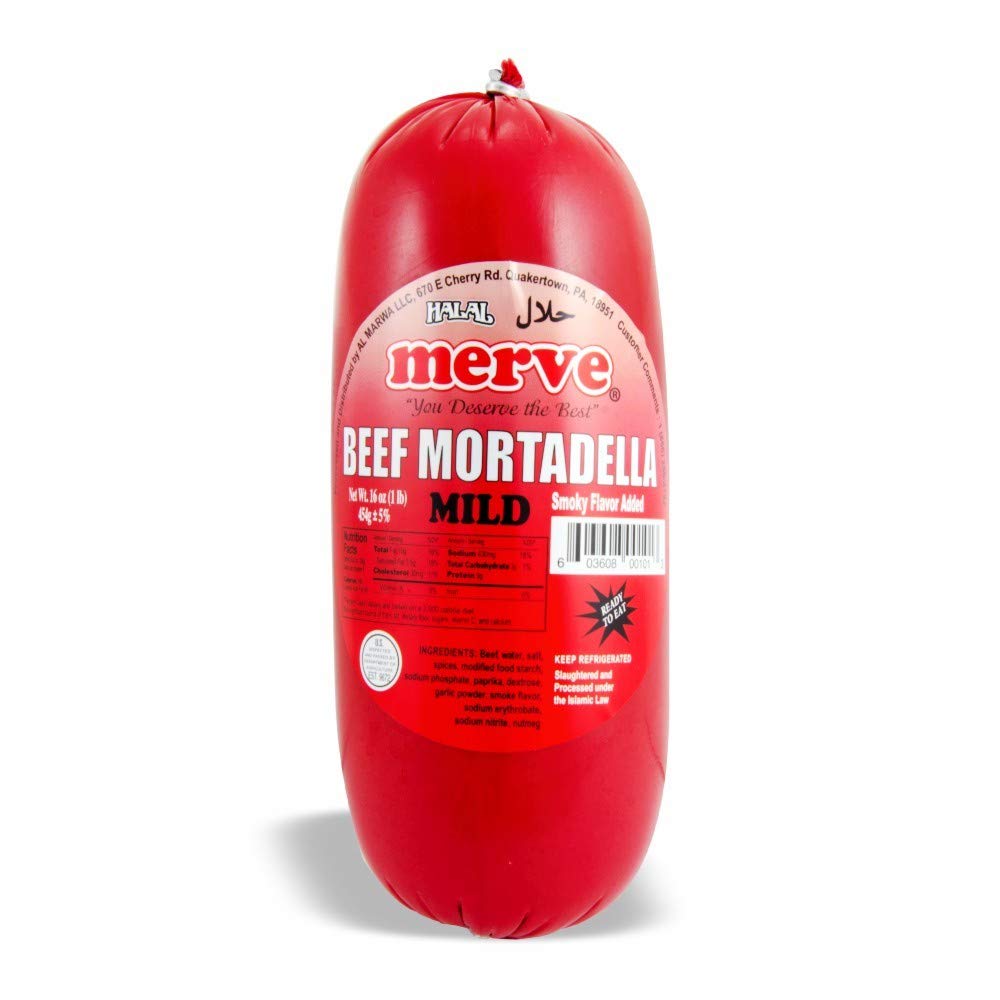 Merve Beef Mortadella Mild 1.0 lb