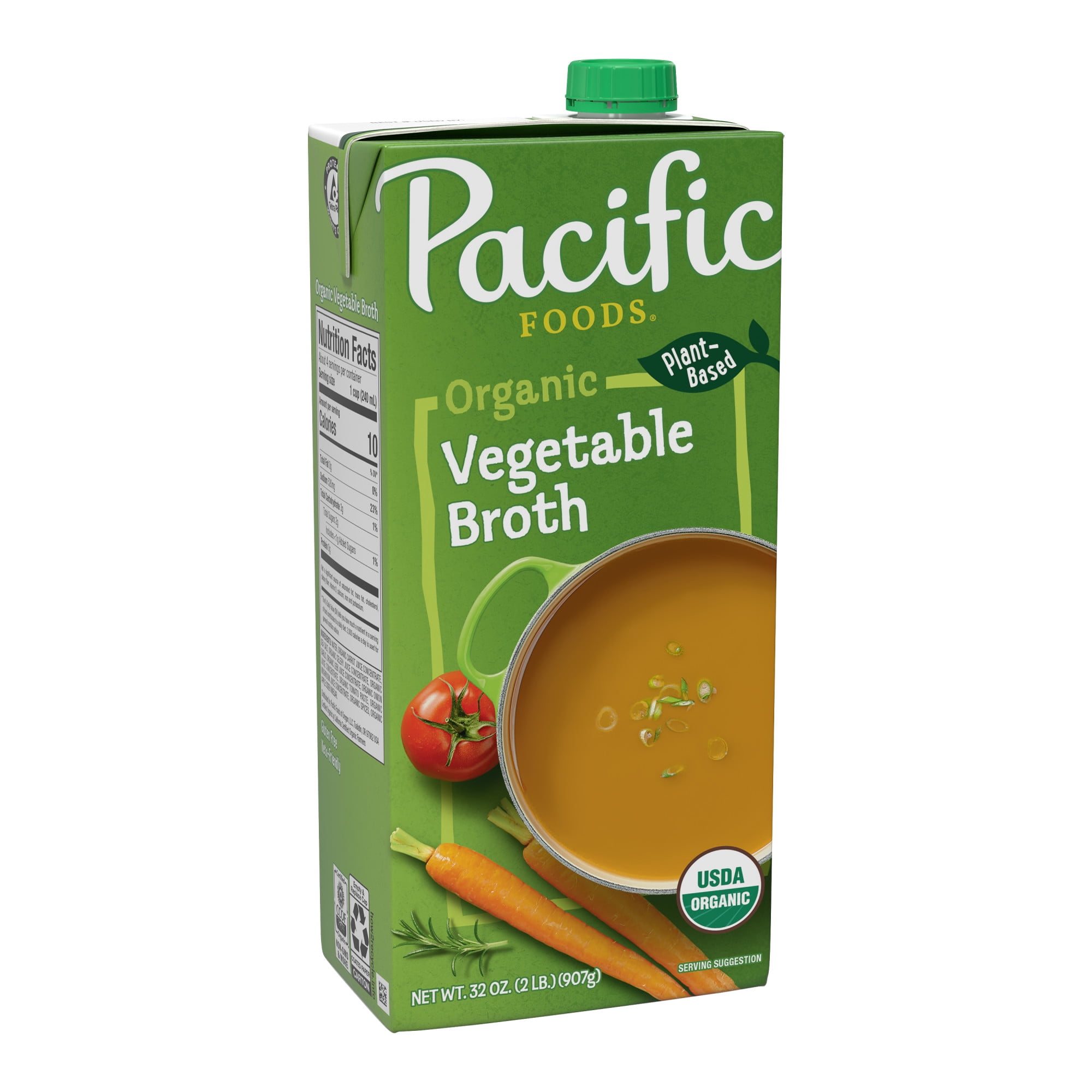Pacific Organic Vegetable Broth 32oz
