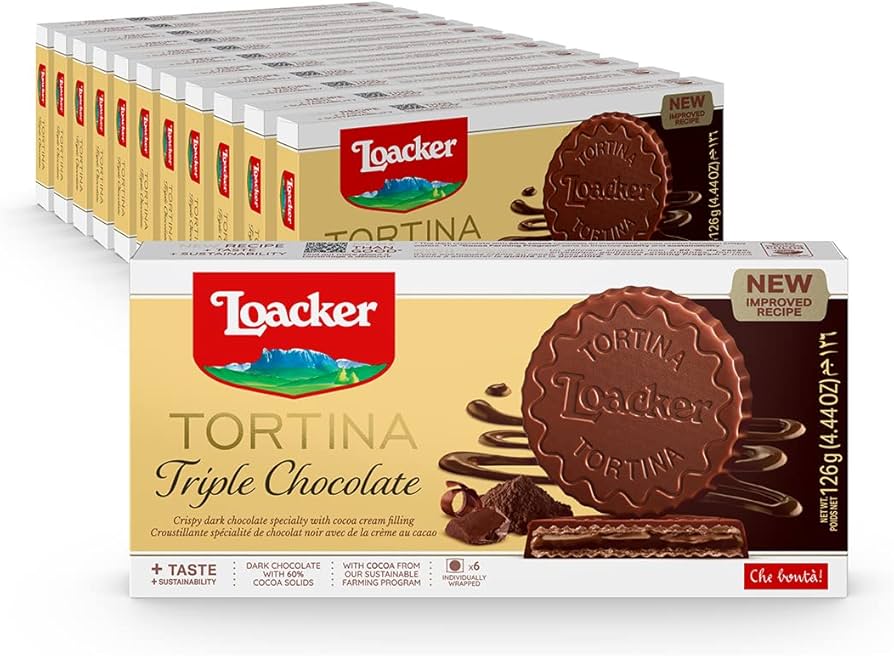 Loacker Tortina Triple Chocolate 126g