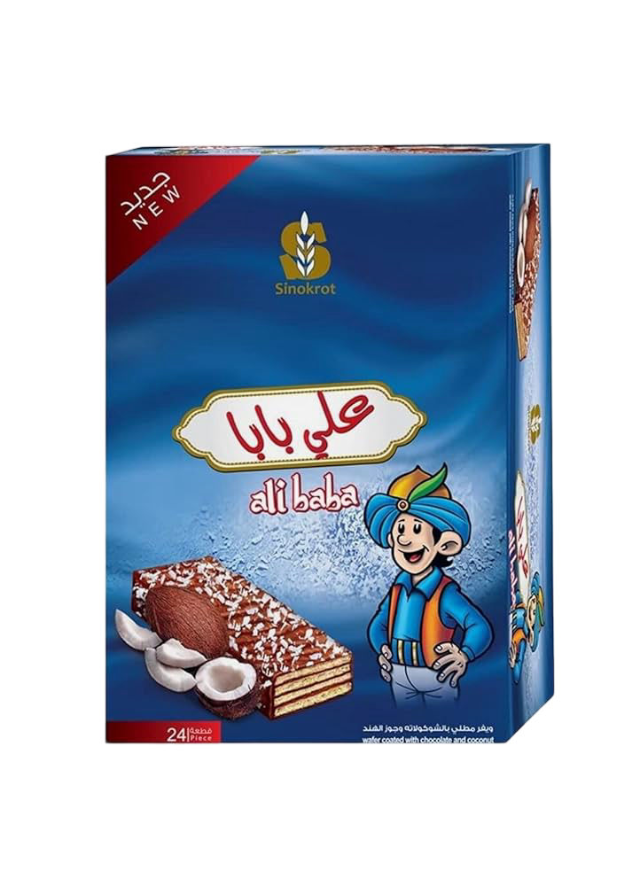 Ali Baba Chocolate Coconut Wafer 25g