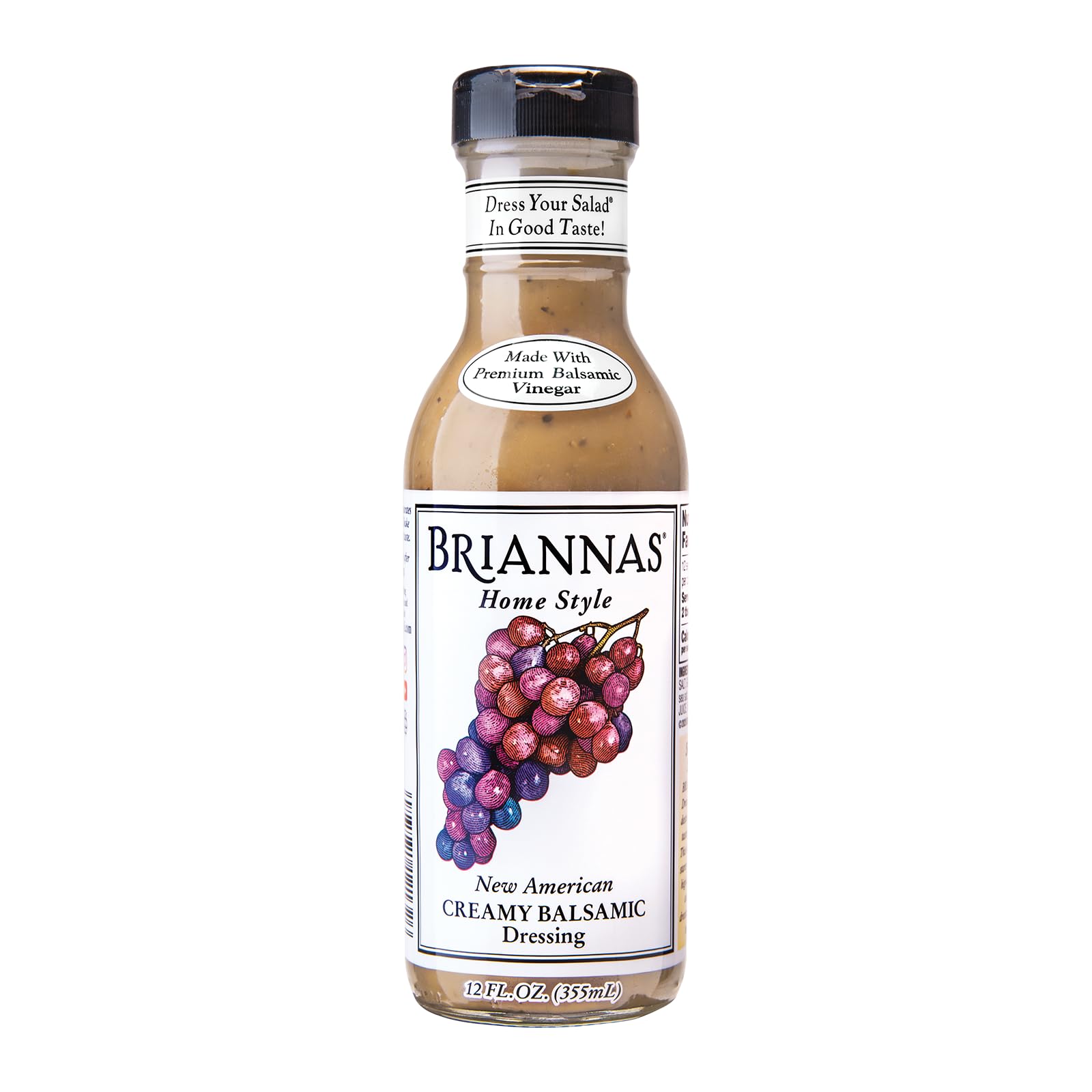 Briannas Creamy Balsamic Dressing 12oz