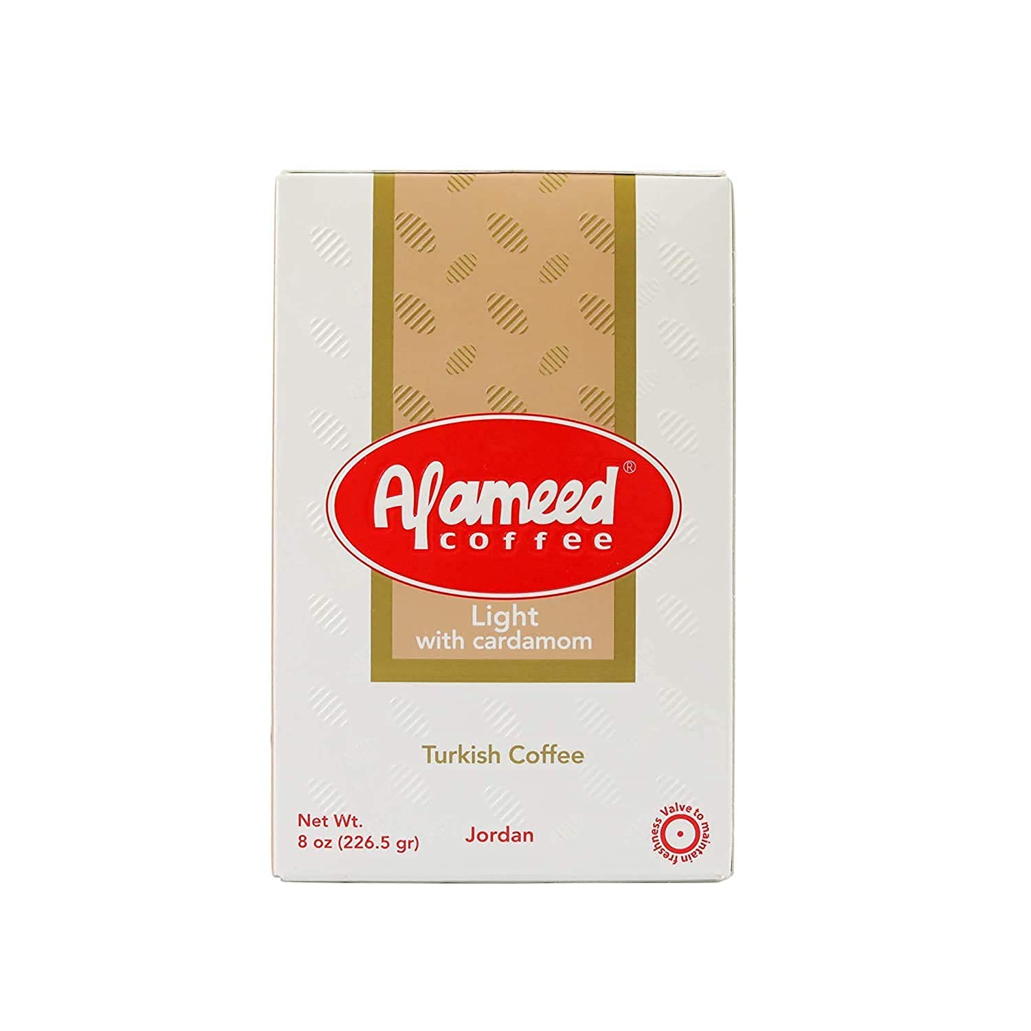 Al Ameed Light Coffee w/Cardamon 8oz