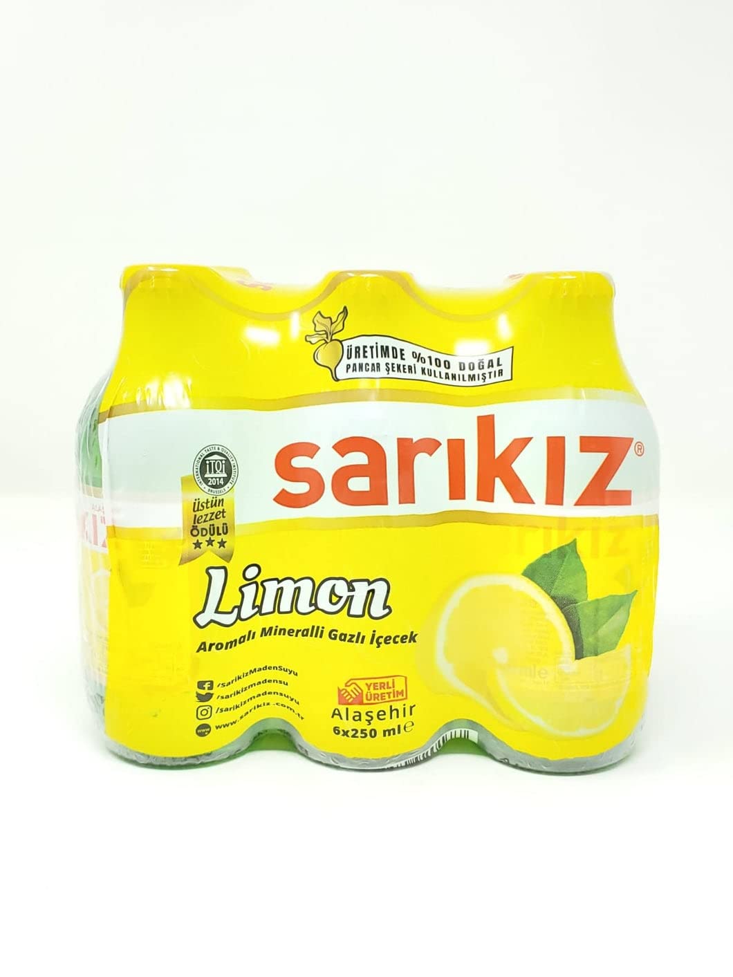 Sarikiz Mineral Water w/Lemon 200ml