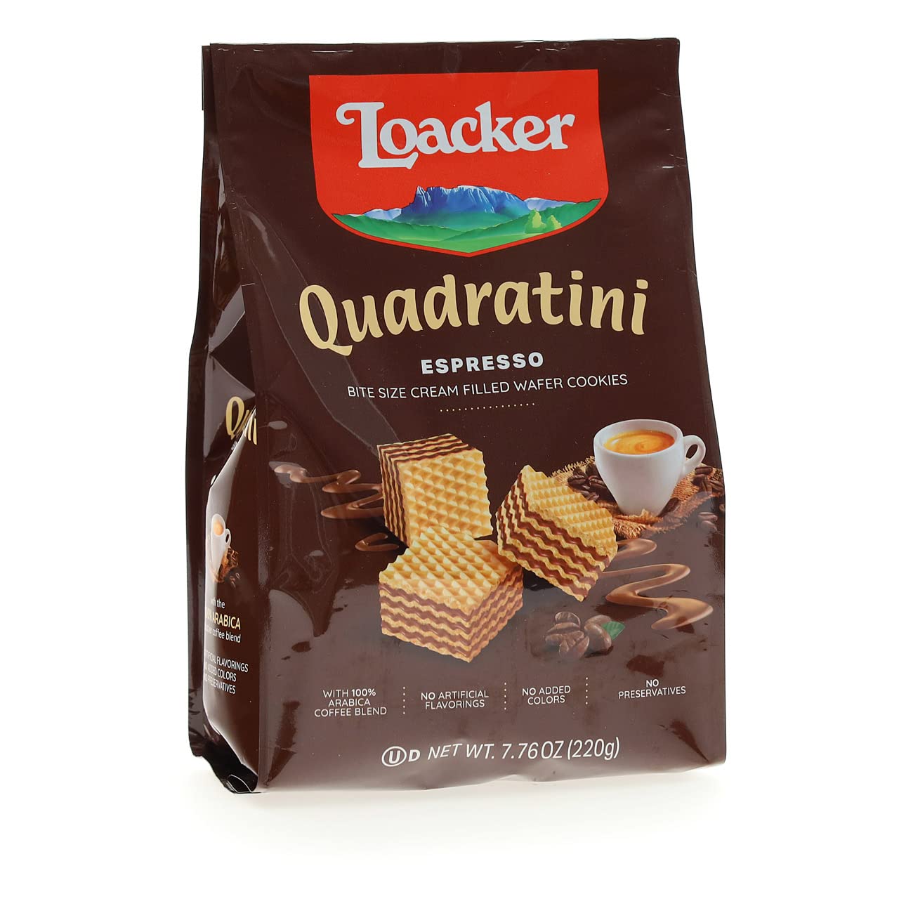 Loacker Quadratini Espresso 220g