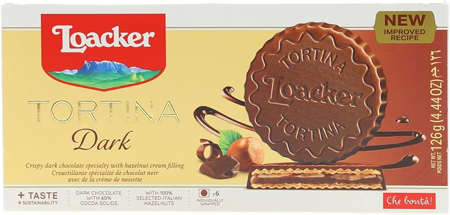 Loacker Tortina Dark Hazelnut 125g