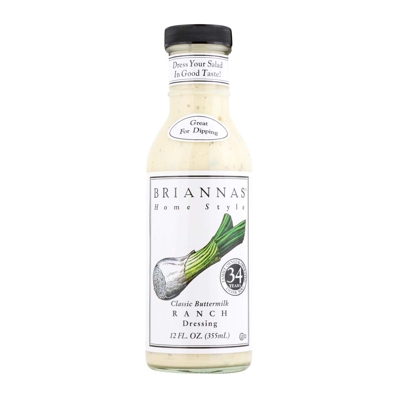 Briannas Buttermilk Ranch Dressing 12oz