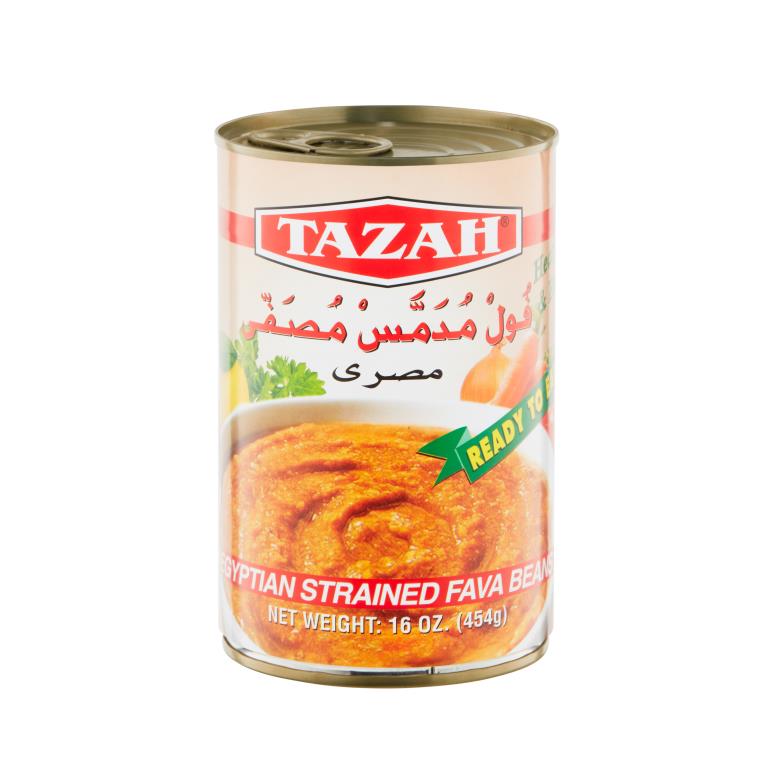 Tazah Egyptian Strained Fava Beans 454g