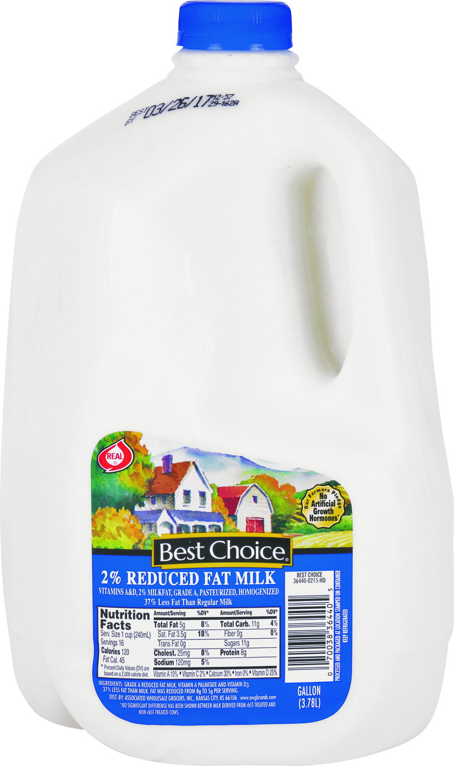 Best Choice 2% Reduced Fat Milk 1gal