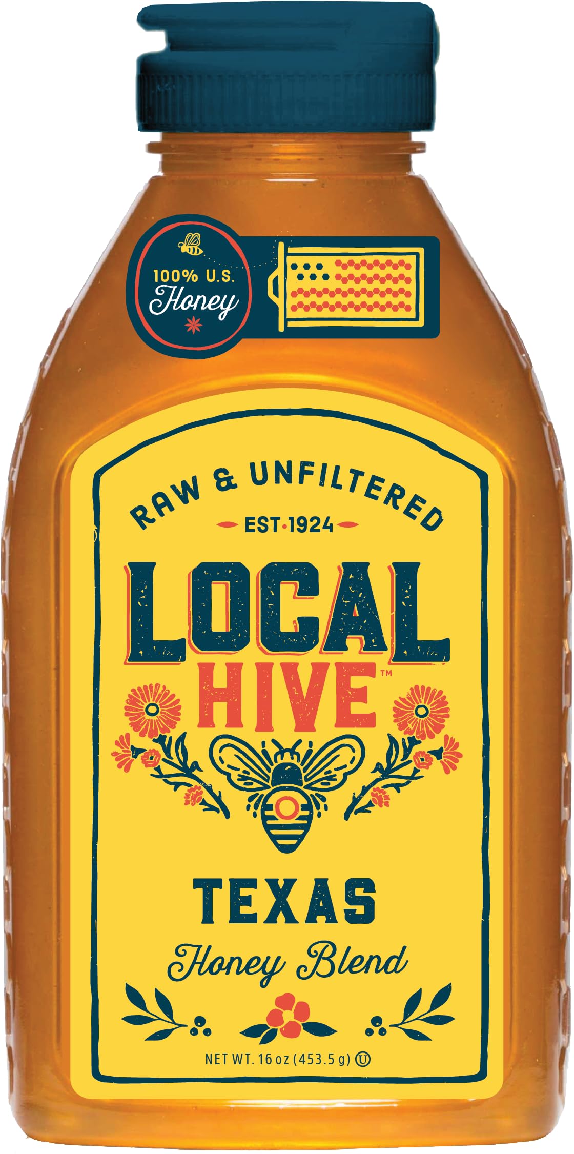 Local Hive Raw Texas Honey 16oz