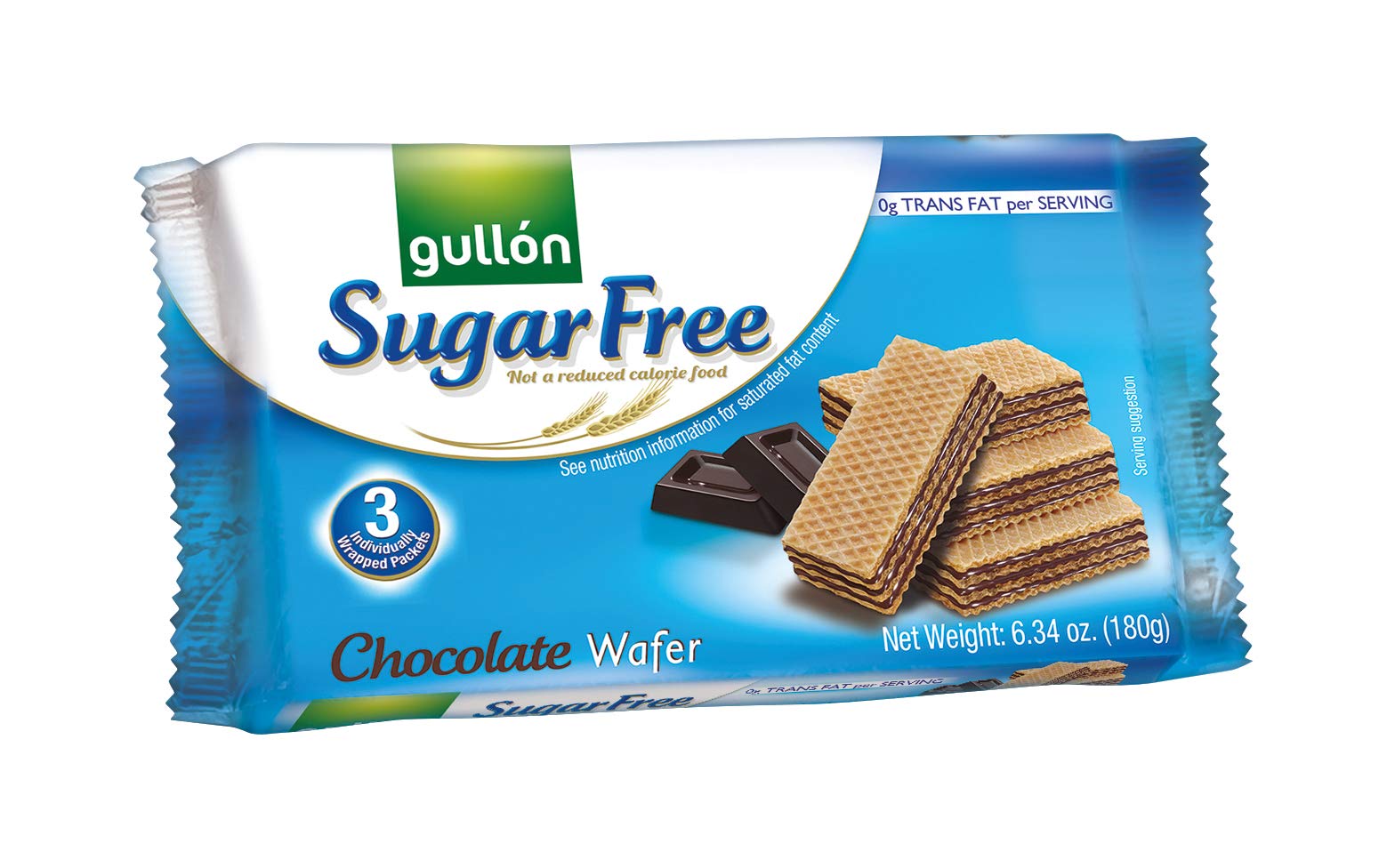 Gullion Sugar Free Chocolate Wafer 7oz