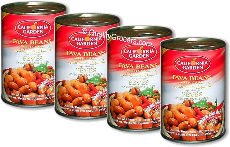 California Gard Fava Beans w/Chili 450g