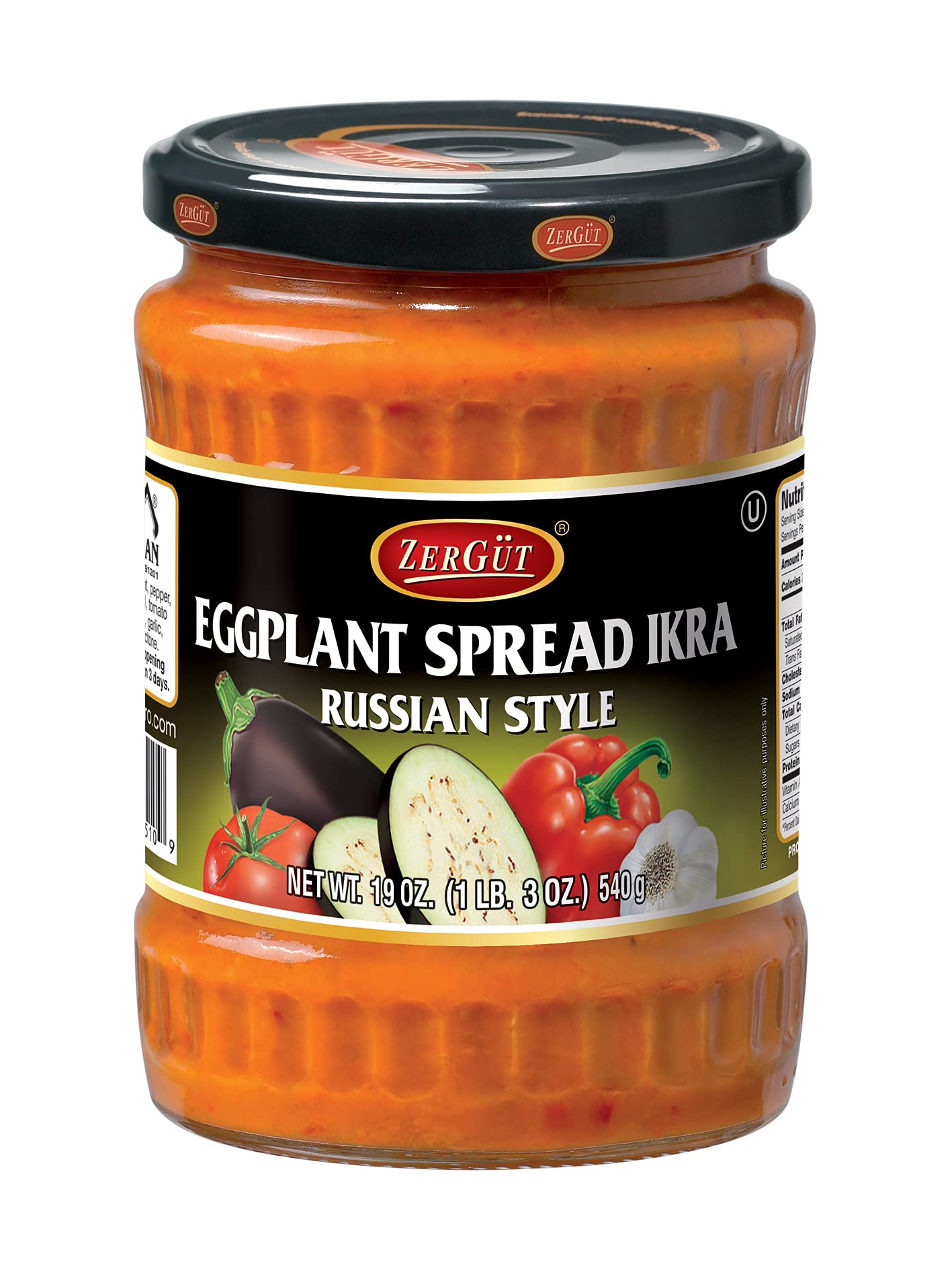 ZerGut Ikra Eggplant Spread 19oz