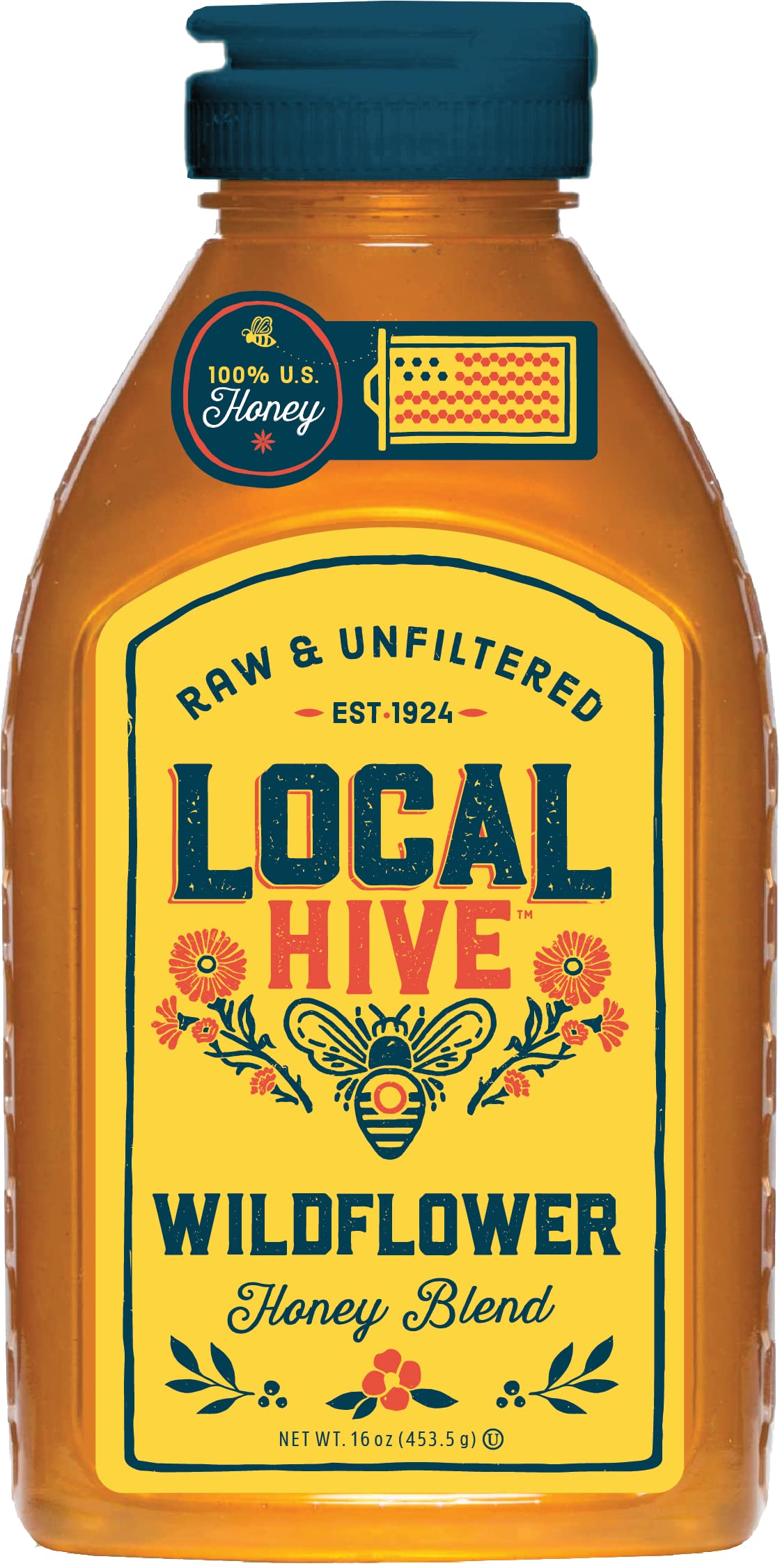 Local Hive Raw Wildflower Honey 16oz
