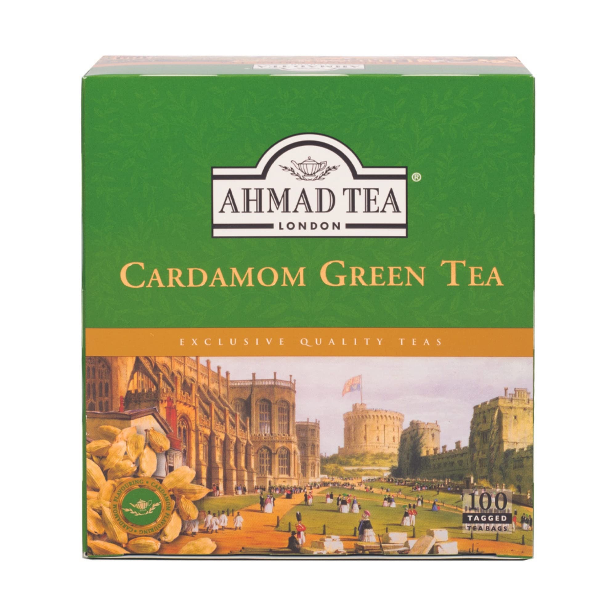 Ahmad Tea Cardamom Green Tea 100TB 150g