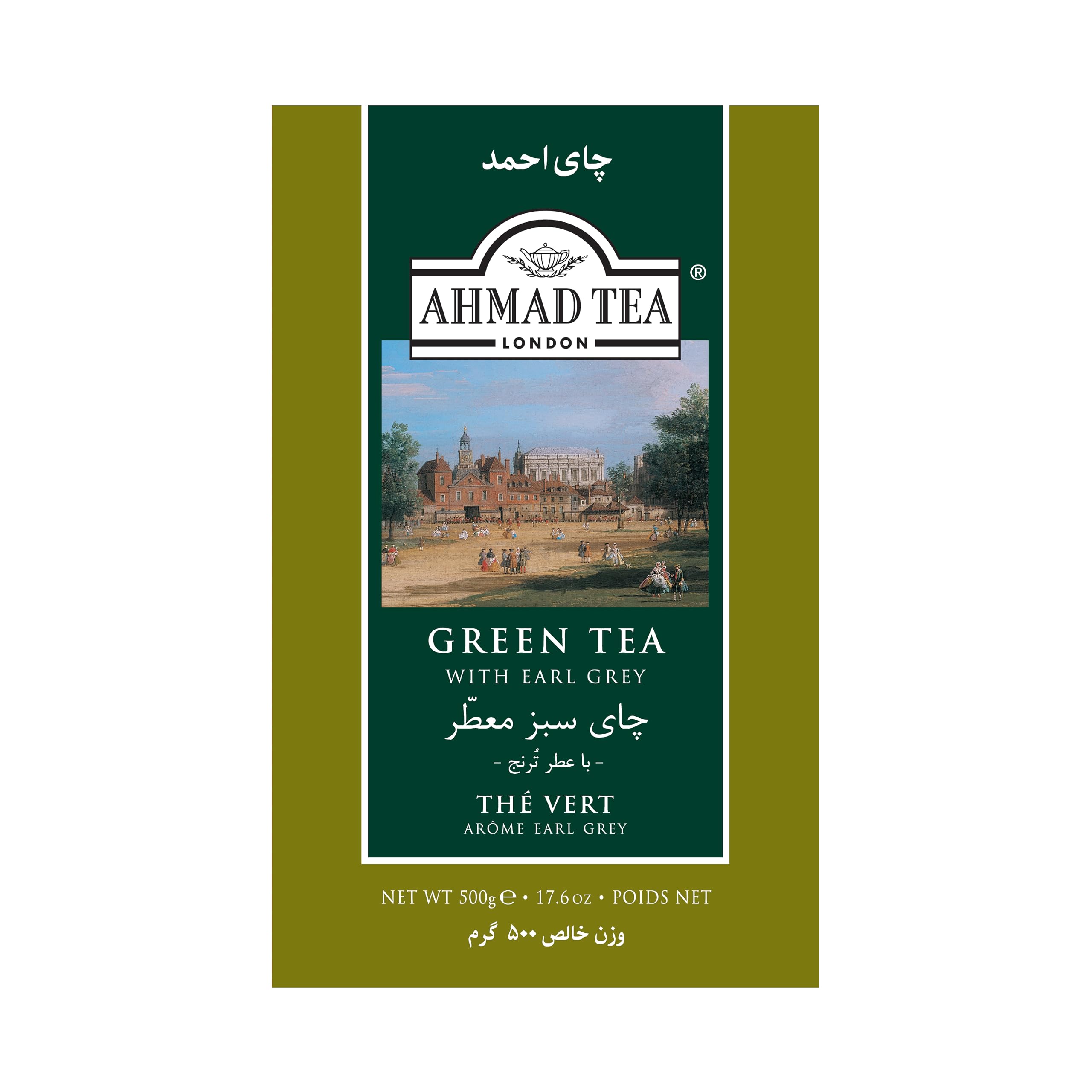Ahmad Tea Green Tea w/Earl Grey 500g