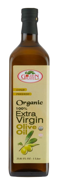 Golden Plate Organic Extra Virgin Olive Oil 1l