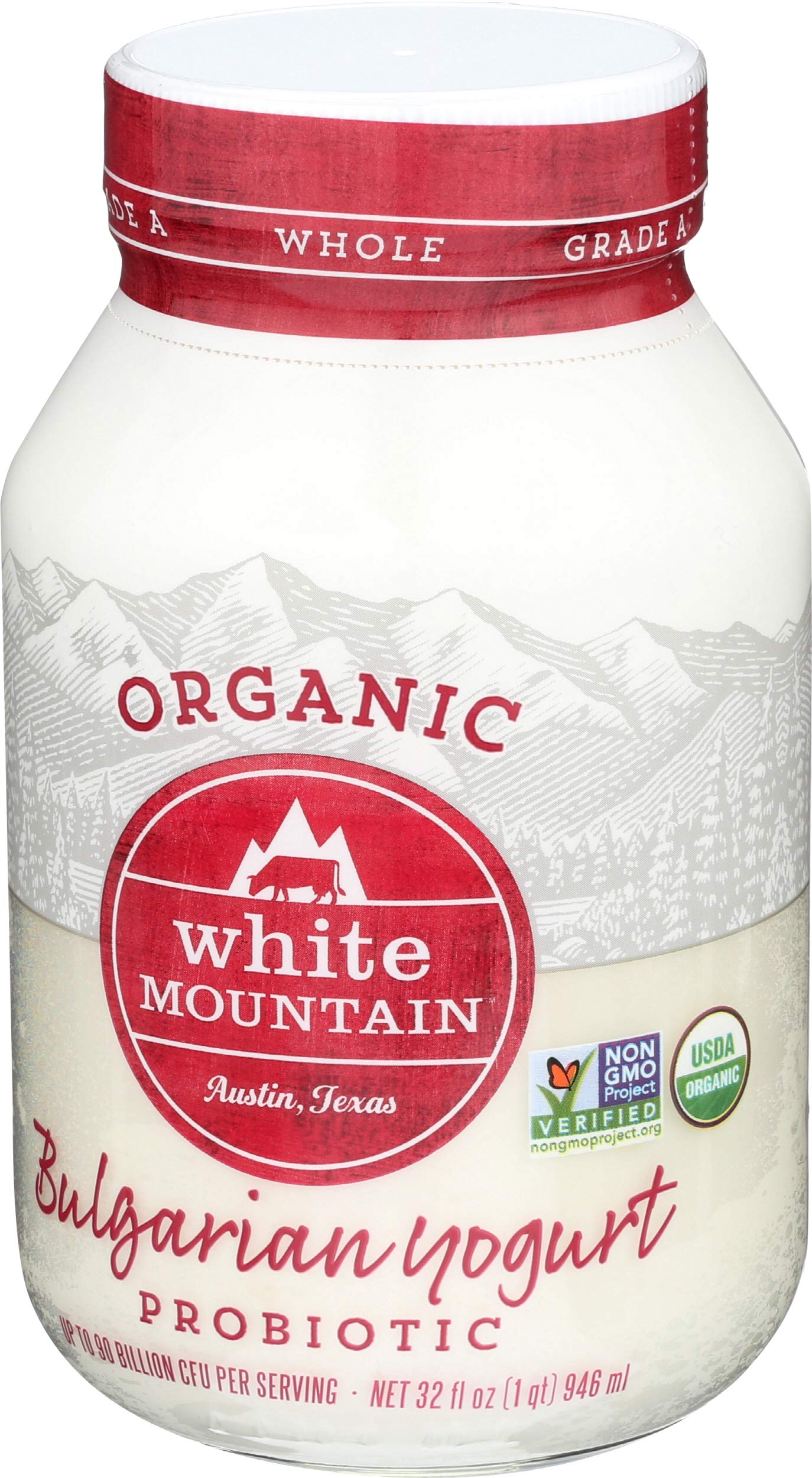 White Mountain Bulgarlan Yogurt W/M 32oz