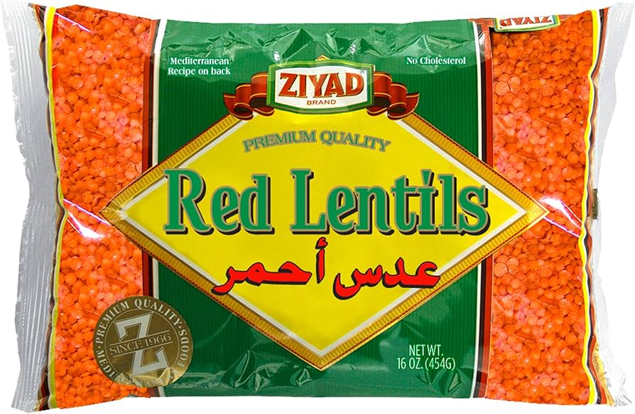 Ziyad Red Lentils 16 oz