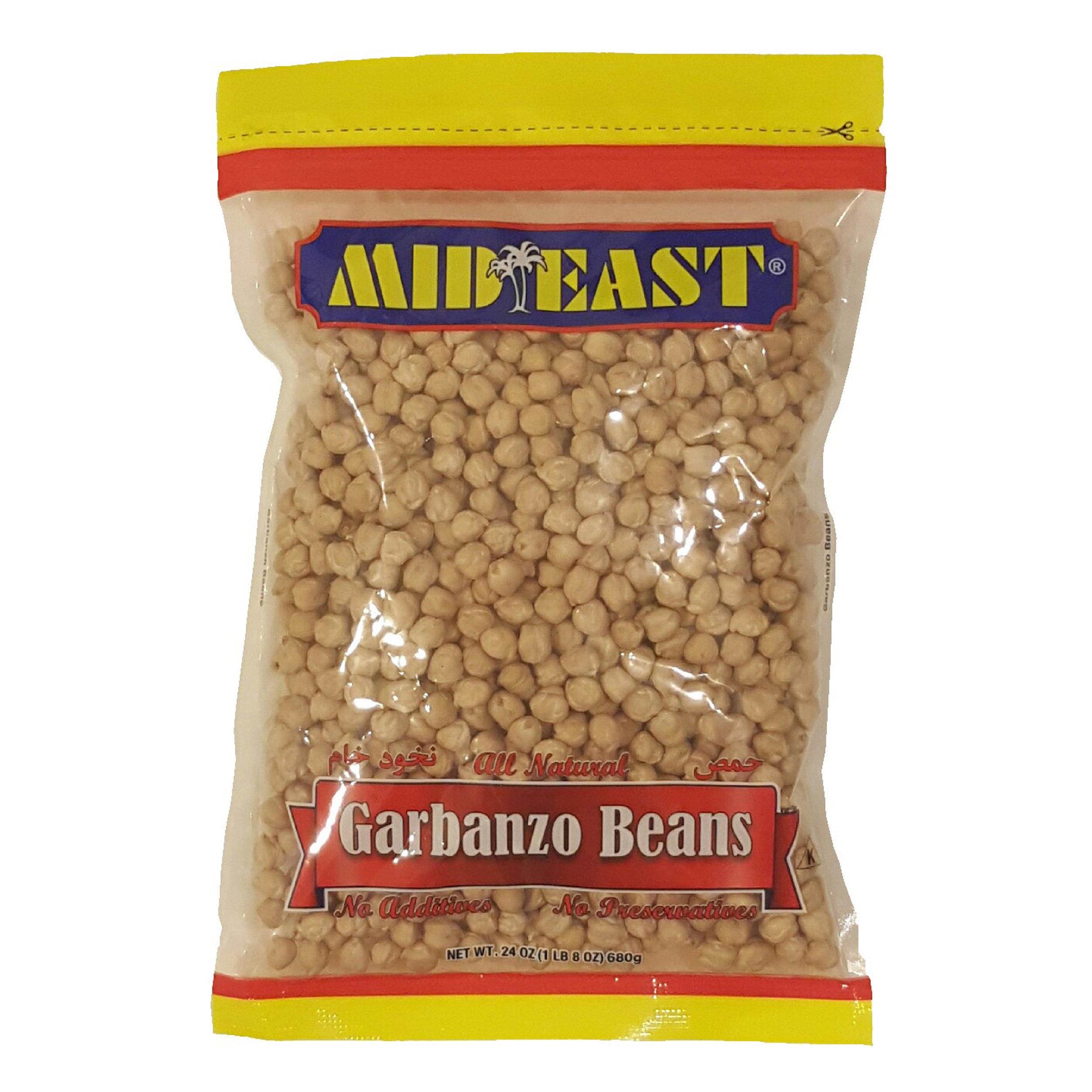 Mid East Garbanzo Beans 24oz