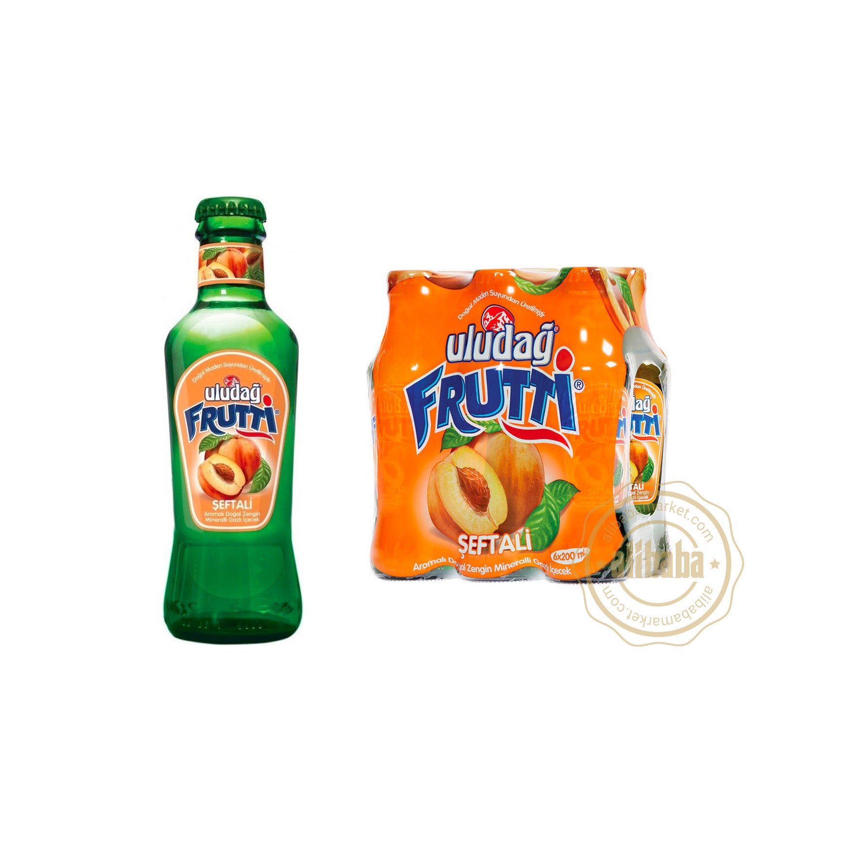 Uludag Mineral Water w/Peach 200ml