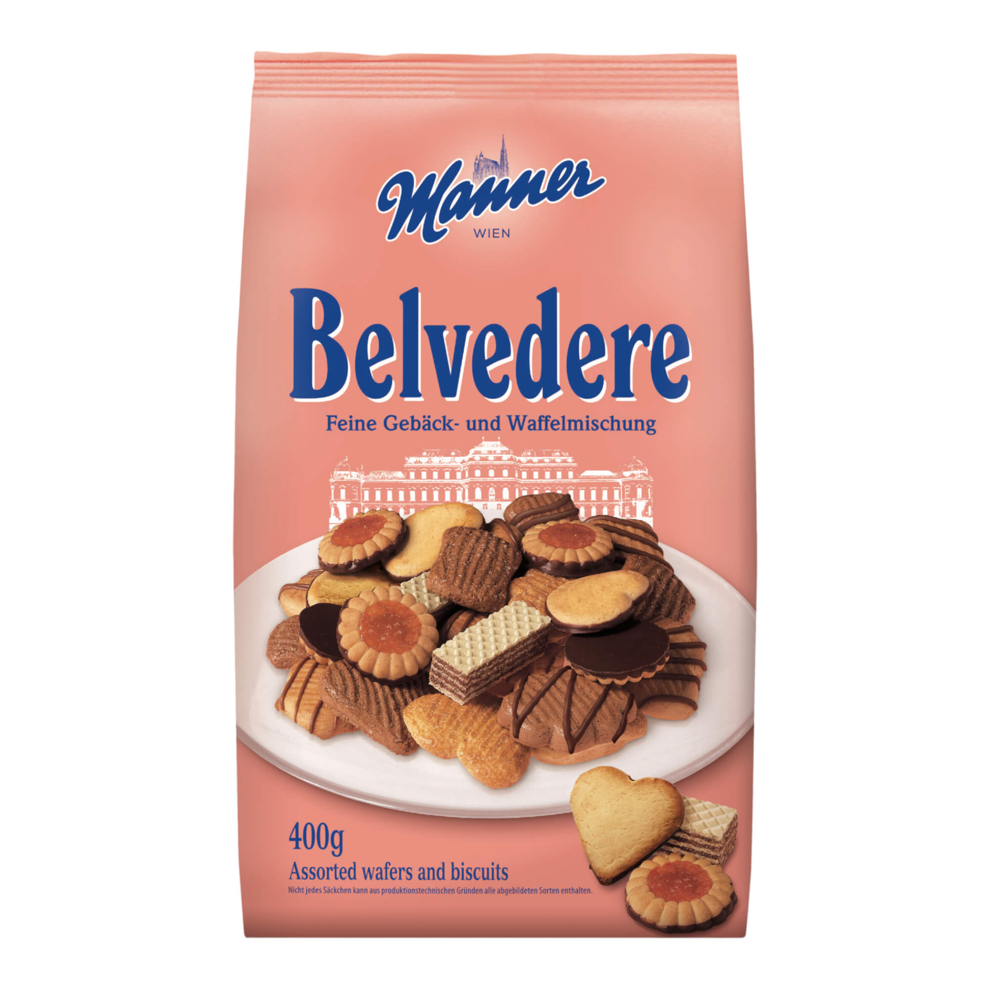Manner Assorted Wafers & Biscuits 400g