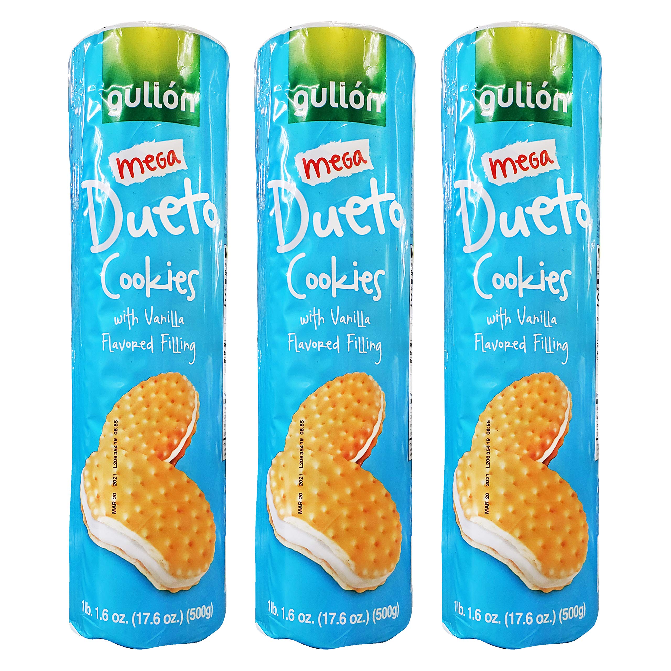 Gullon Dueto Cookie w/Vanilla 500g