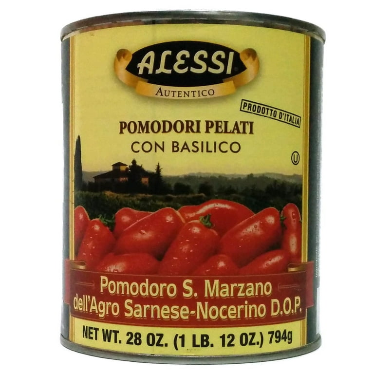 Alessi San Marzano Whole Peeled Tomatoes 28oz