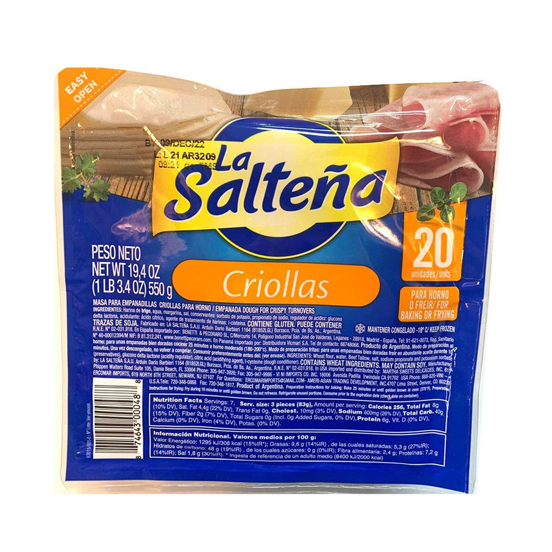 La Saltena Criollas Frying Dough 550.0 g