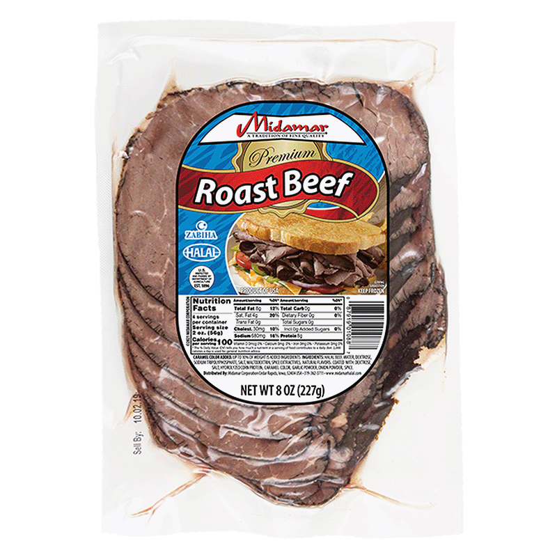 Midamar Roast Beef 7 oz