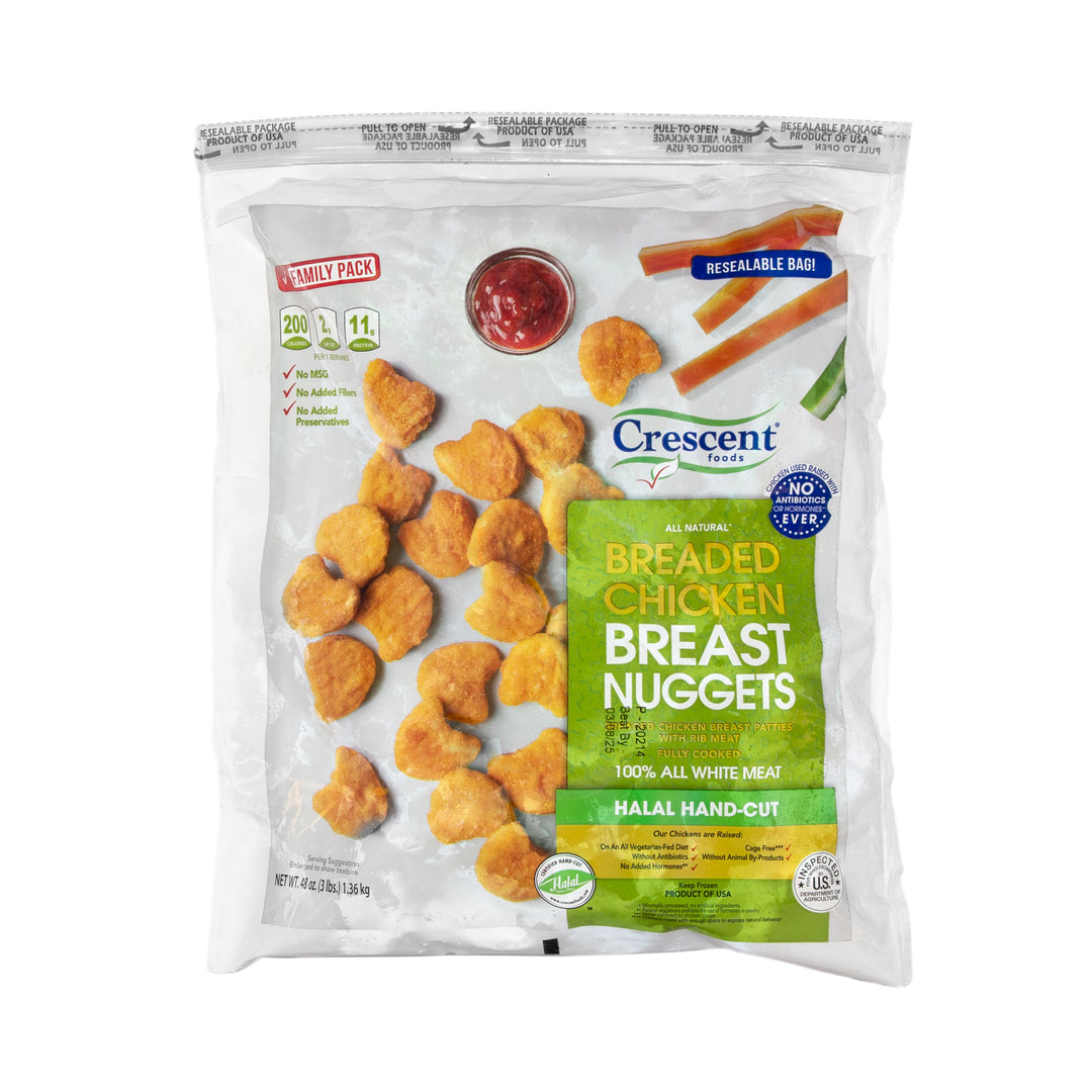 Crescent Breaded Chicken Breast Nuggets 8 3lb