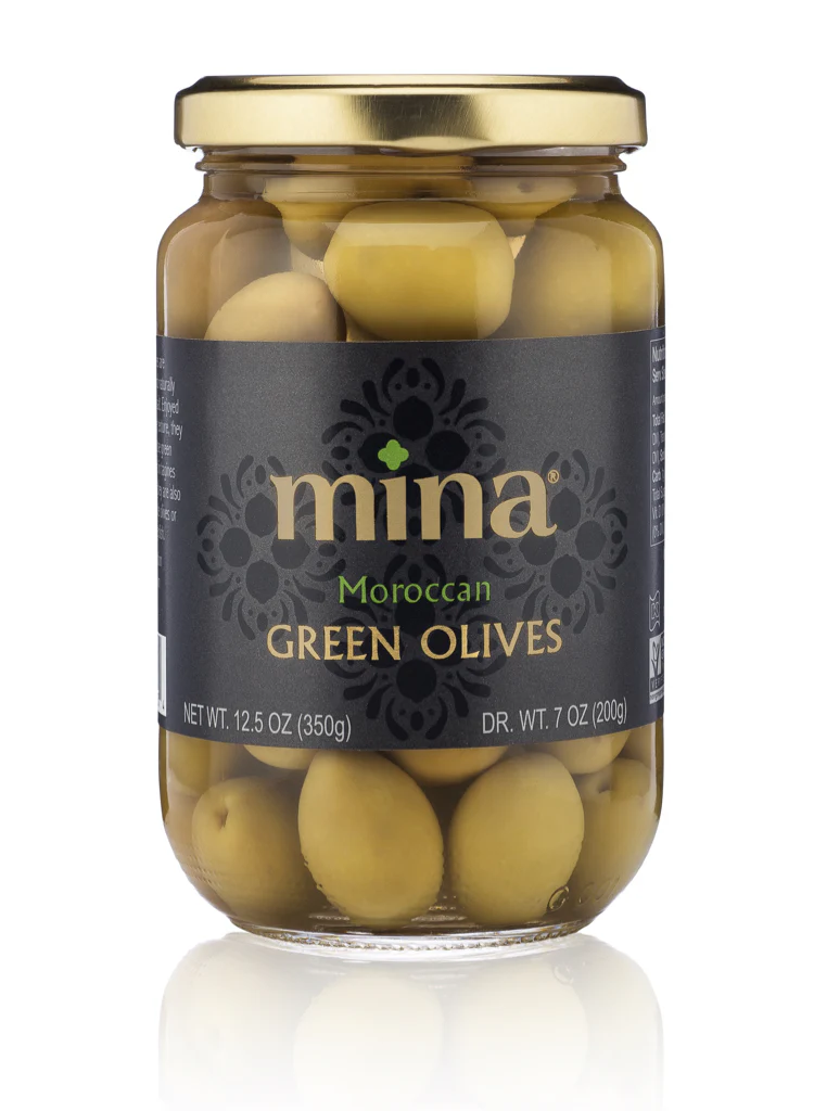 Mina Morrocan Green Olives 350g