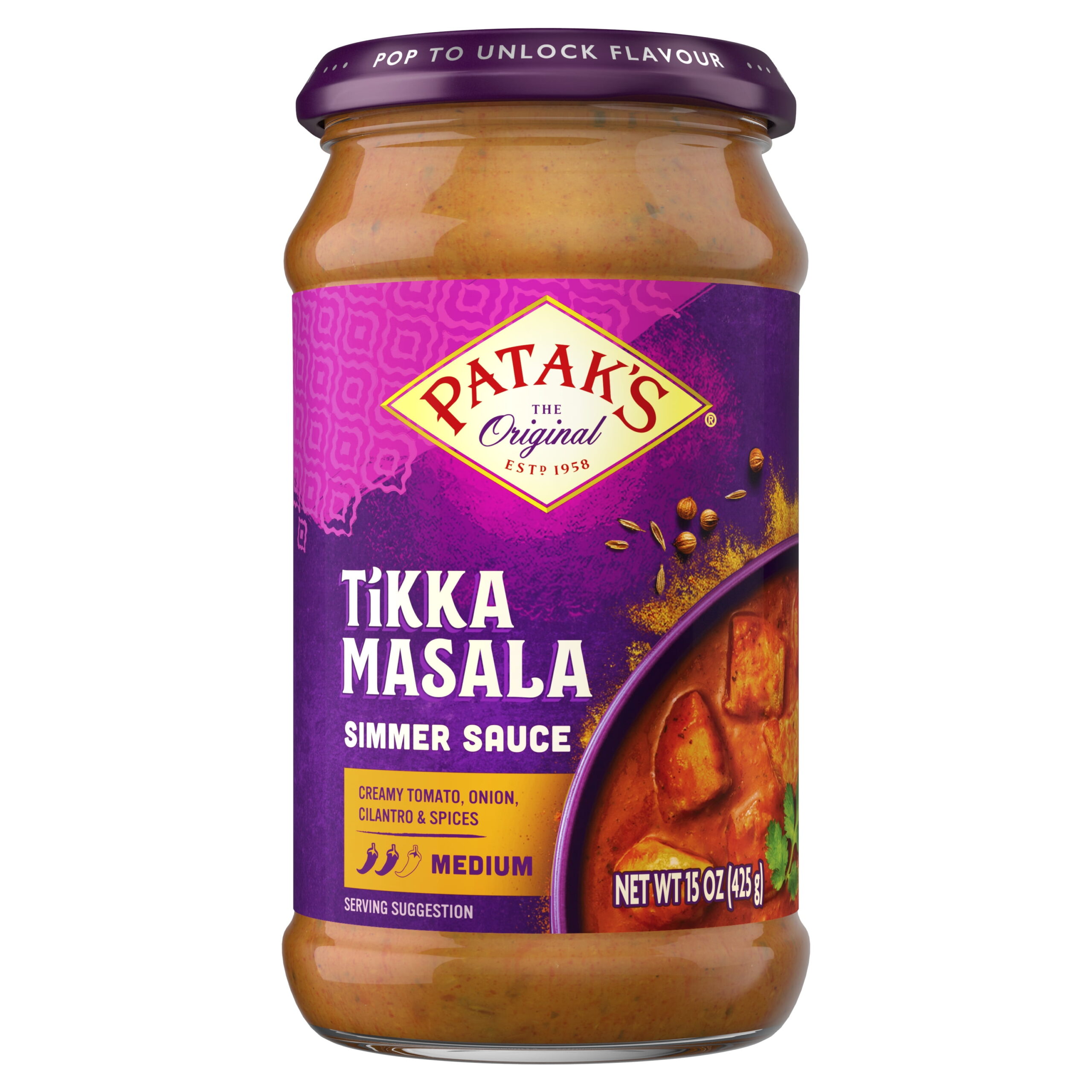 Patak’s Tikka Masala Simmer Sauce 15oz