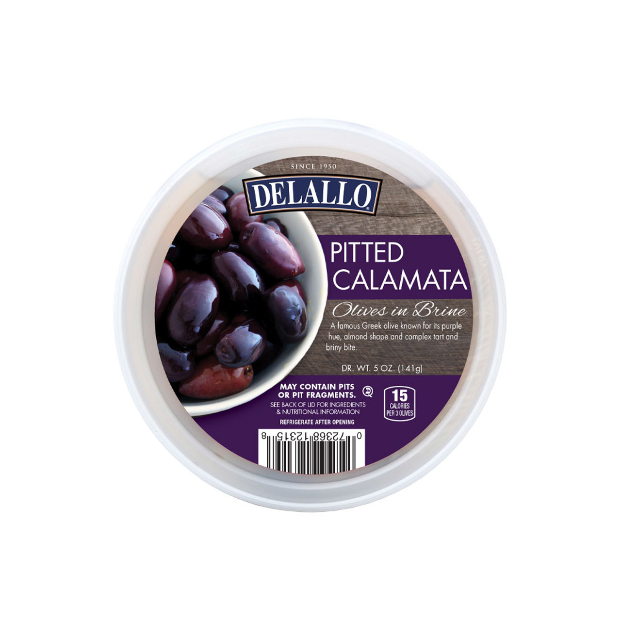 Delallo Pitted Calamata Olives 5oz