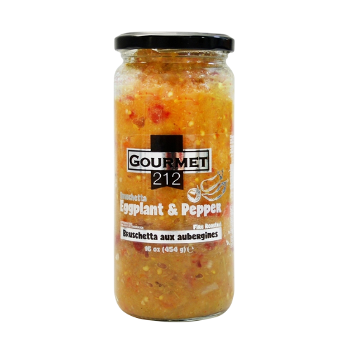 Gourmet 212 Eggplant & Pepper Bruschetta 454g