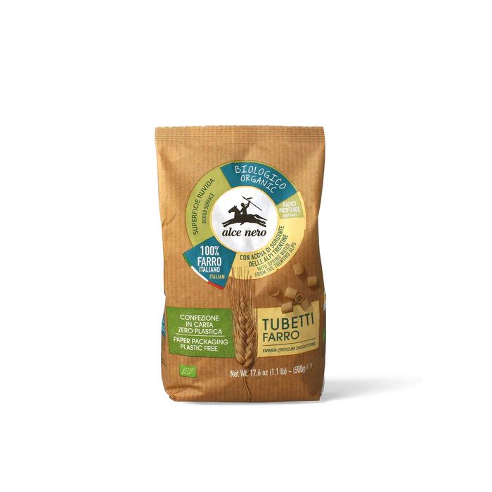 Alce Nero Tubetti Farro Pasta 500g