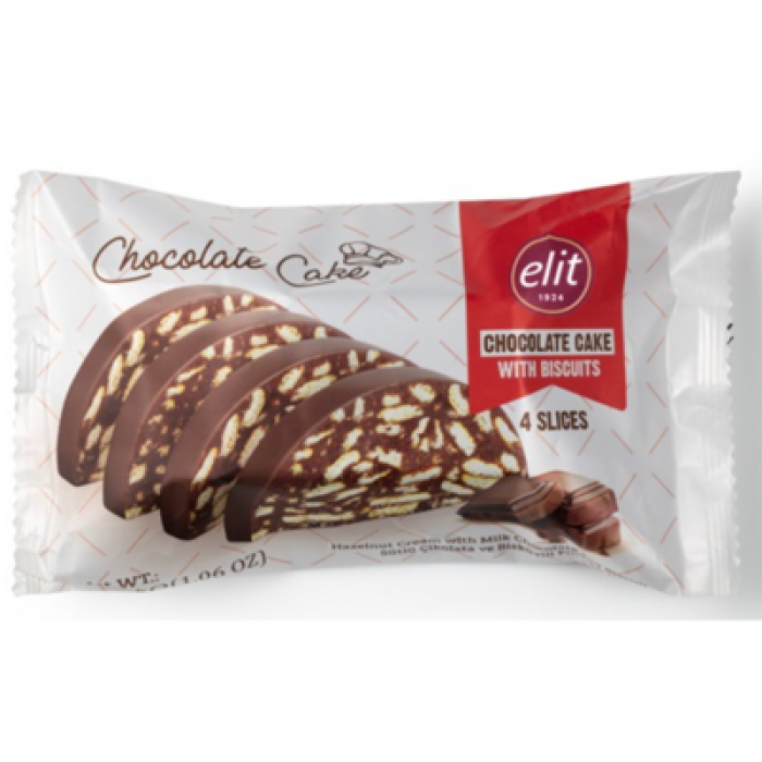Elit Chocolate Cake w/Biscuits 120g