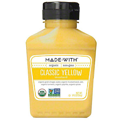 Made With Organic Yellow Mustard 9oz