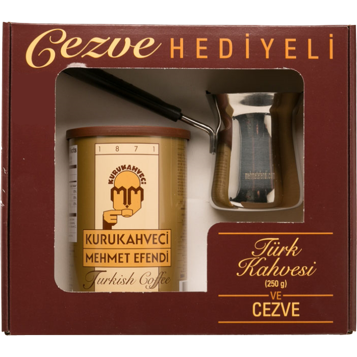 Mehmet Efendi Turkish Coffee + Coffee Pot 250g