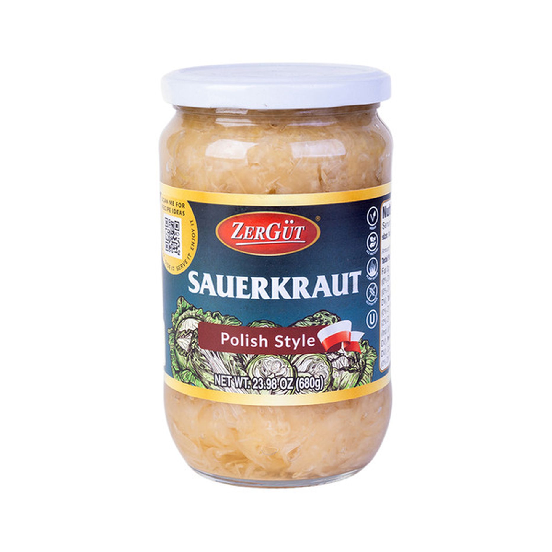 Zergut Polish Sauerkraut 30.3oz