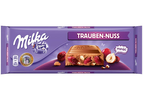 Milka Milk Chocolate w/Raisins & Nuts 270g