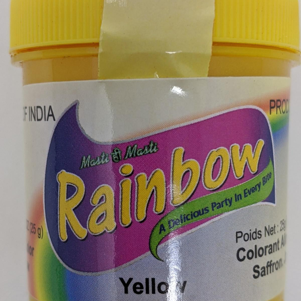 Rainbow Yellow Food Color 2g