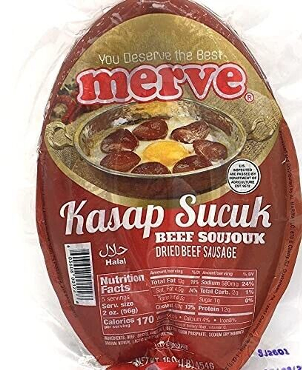Merve Beef Soujouk Butcher Style