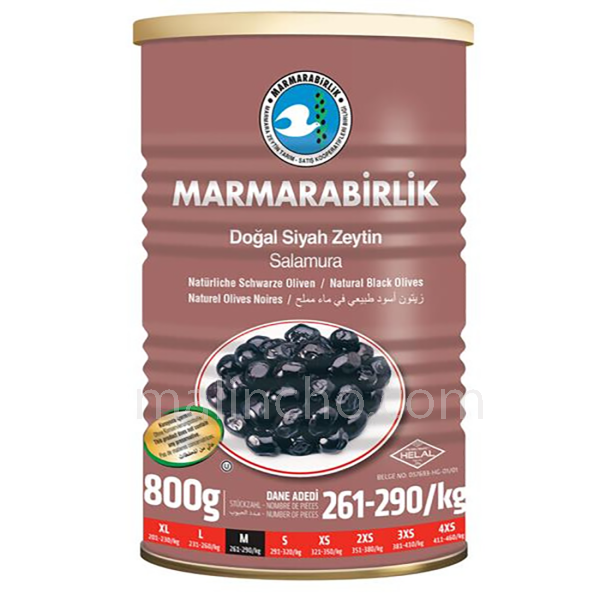 Marmarabirlik Black Olives Super 800g