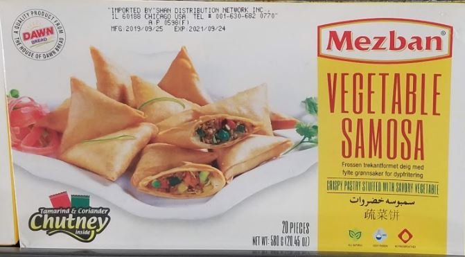 Mezban Vegetable Samosa 500.0 g