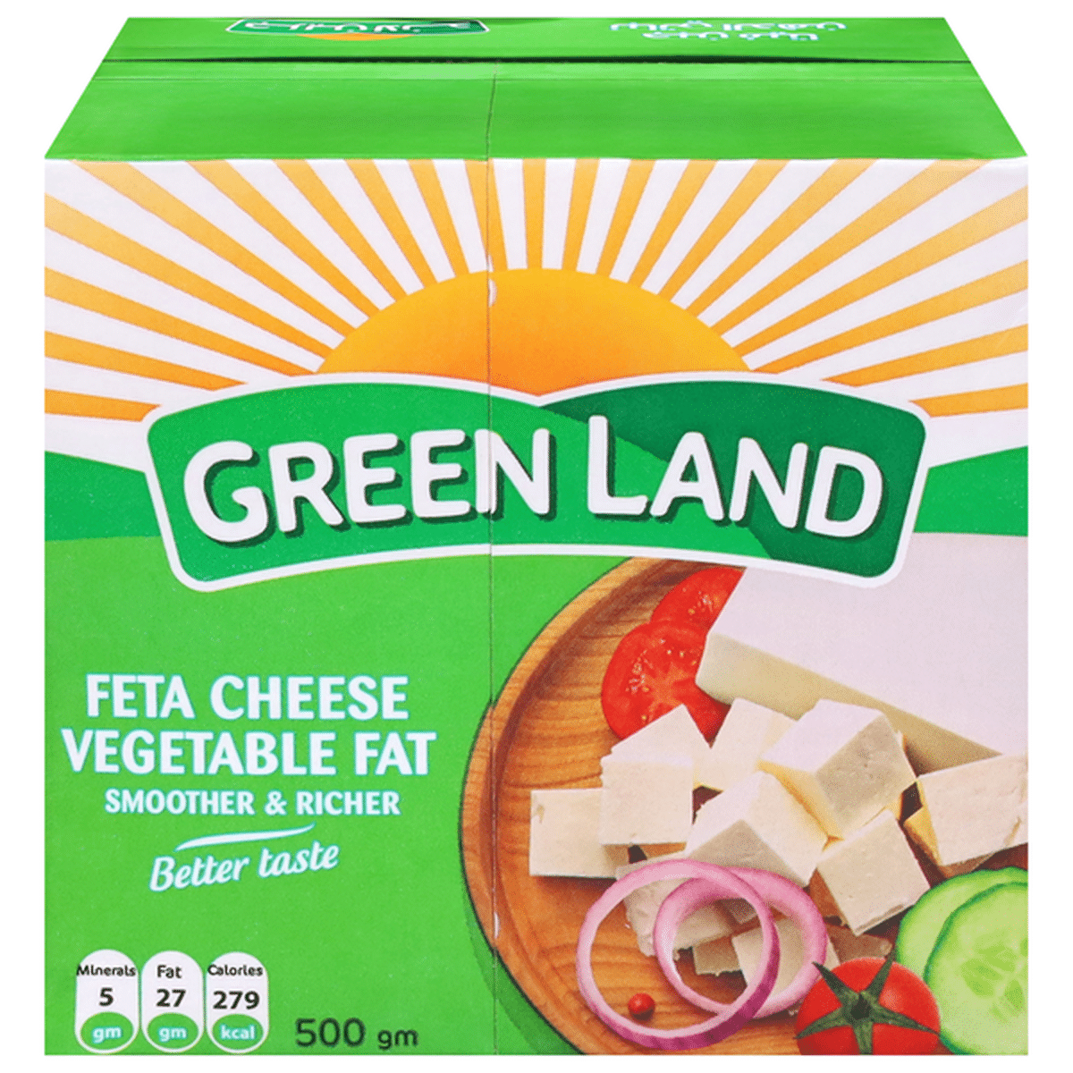 Greenland Feta Low Salt Cheese 500.0 g