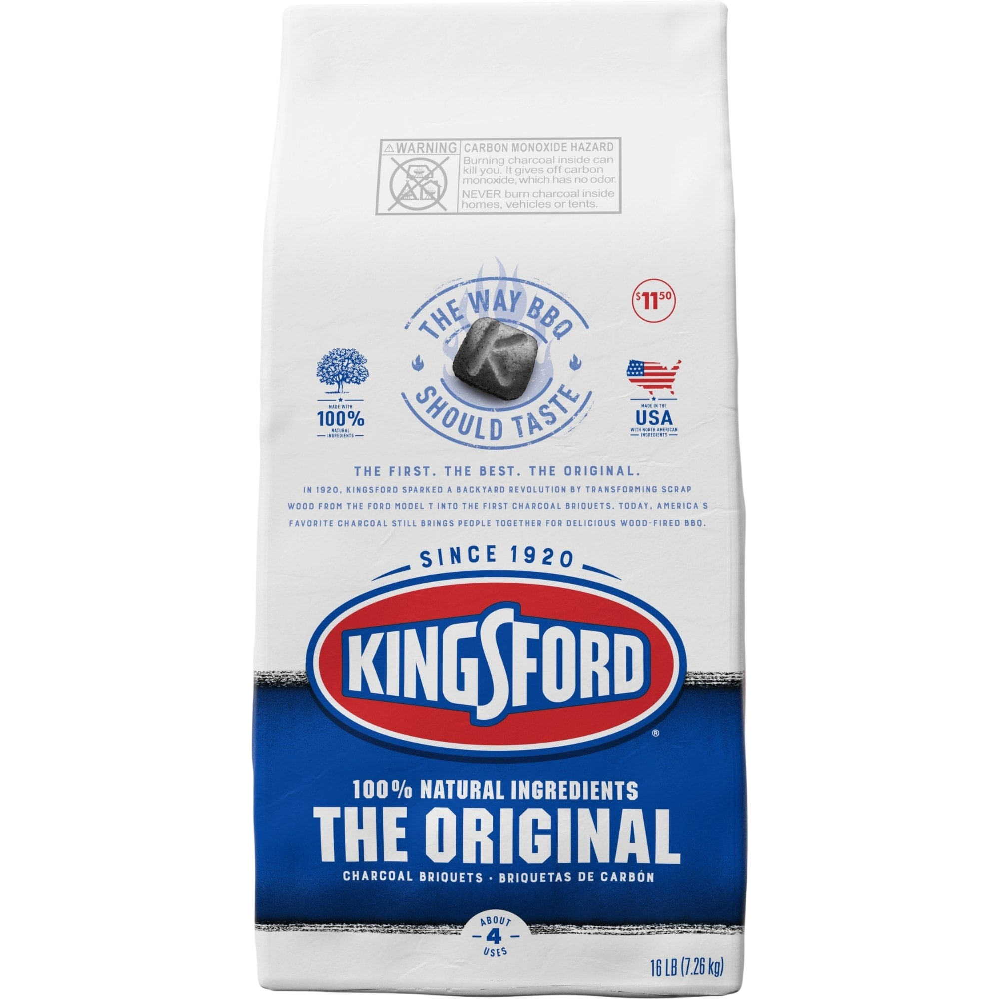 Kings Ford The Original Charcoal Briquets 16 lb